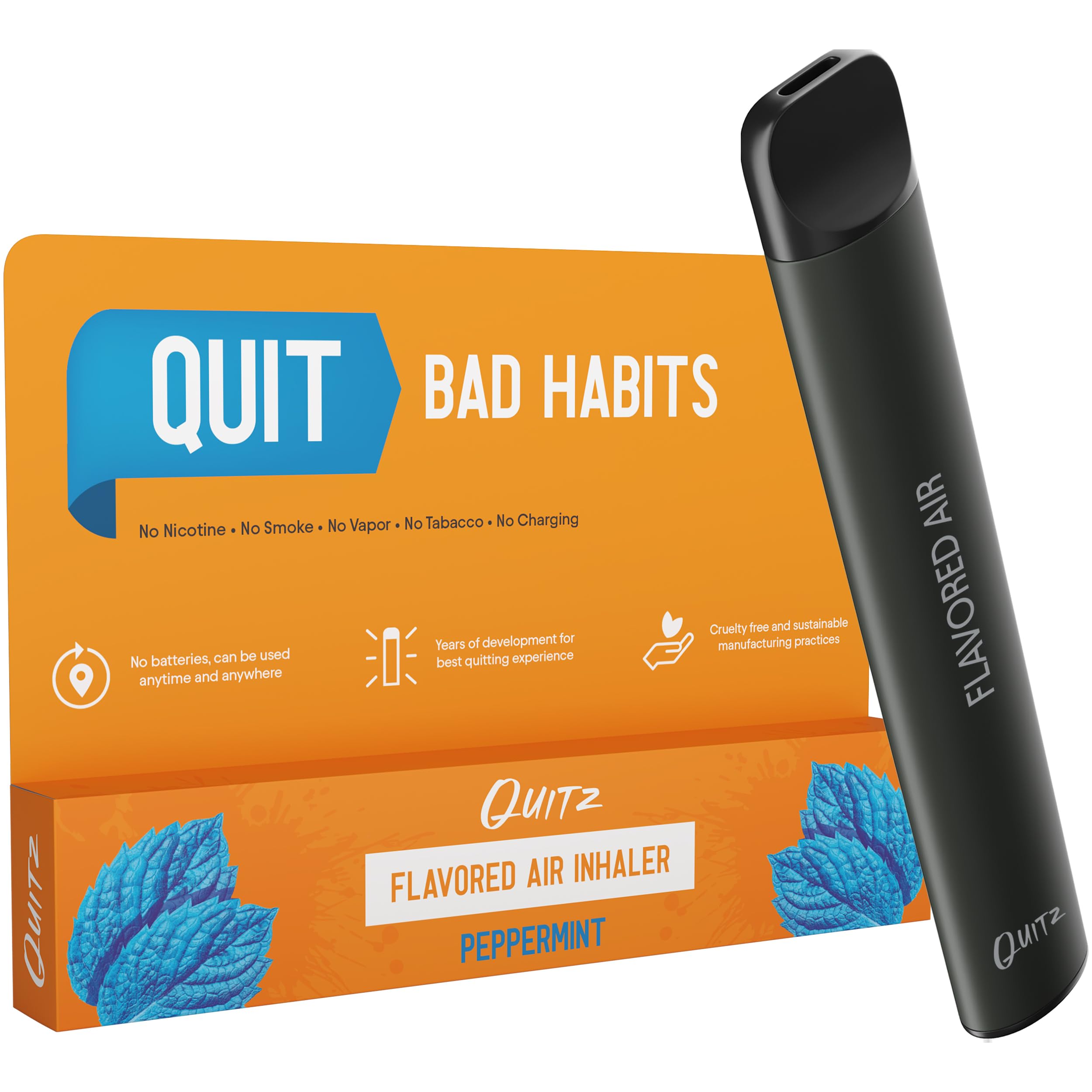 Amazon.com: Quitz Natural Flavored Air Inhaler | Replace Bad